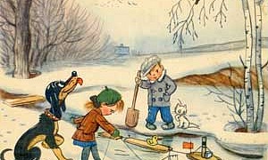 Как зима кончилась (Сказка Сутеева В.Г.), картинка