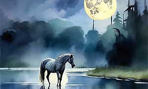 Сивый мерин - Паустовский, картинка