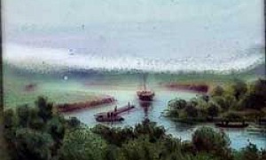 Пруд и река - Басня Крылова И.А.