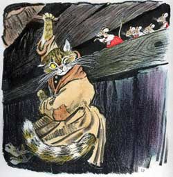Кот и мыши (Сказка Толстого Л.Н.), картинка