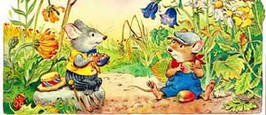 Мышь полевая и мышь городская (Сказка Толстого Л.Н.), картинка