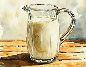Слепой и молоко (Сказка Толстого Л.Н.), картинка