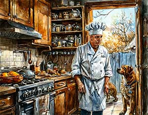 Собаки и повар (Сказка Толстого Л.Н.), картинка