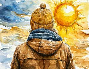 Солнце и ветер (Сказка Толстого Л.Н.), картинка
